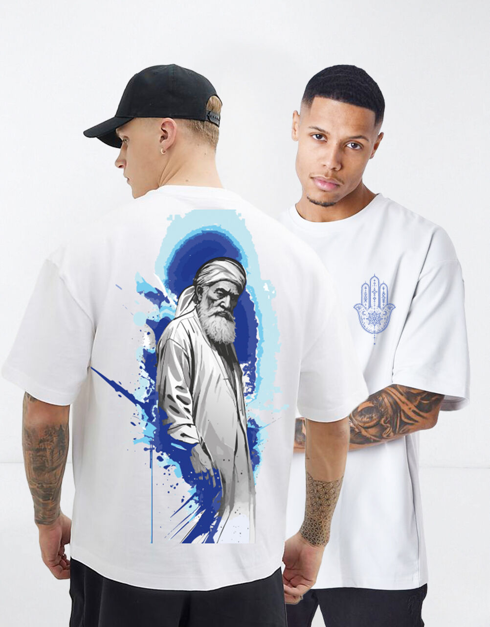 T-Shirt Unisexe Streetwear – Design Sage Marocain