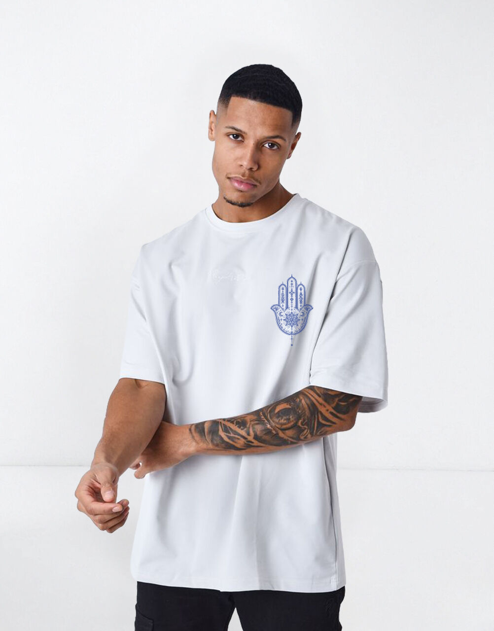 T-Shirt Unisexe Streetwear – Design Sage Marocain