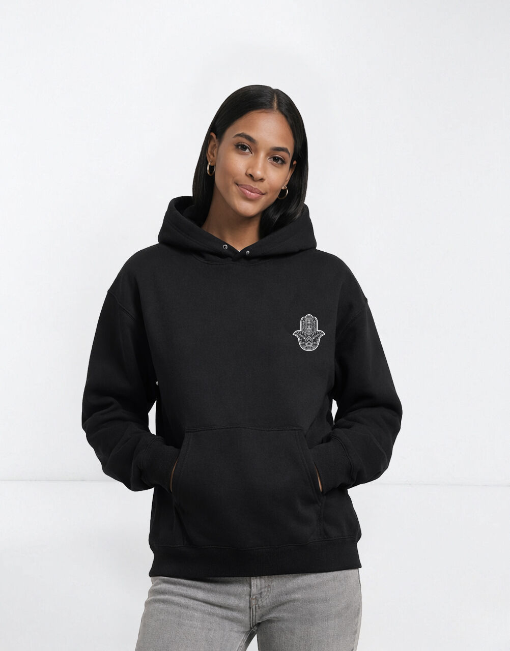 Hoodie Oversize " Barakat Lwalid " Unisexe