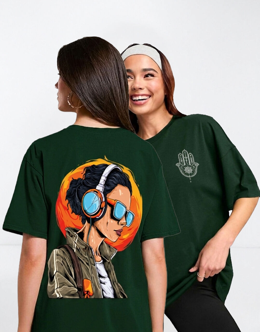 T-Shirt Graphic Portrait – Style Urbain thumbnail 1