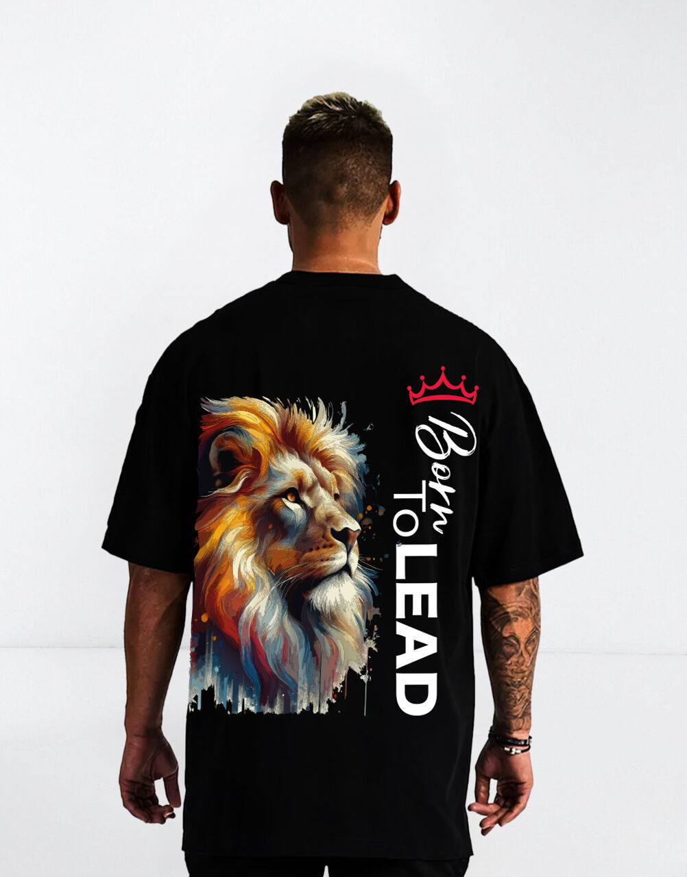 T-shirt Oversize "born To Lead"