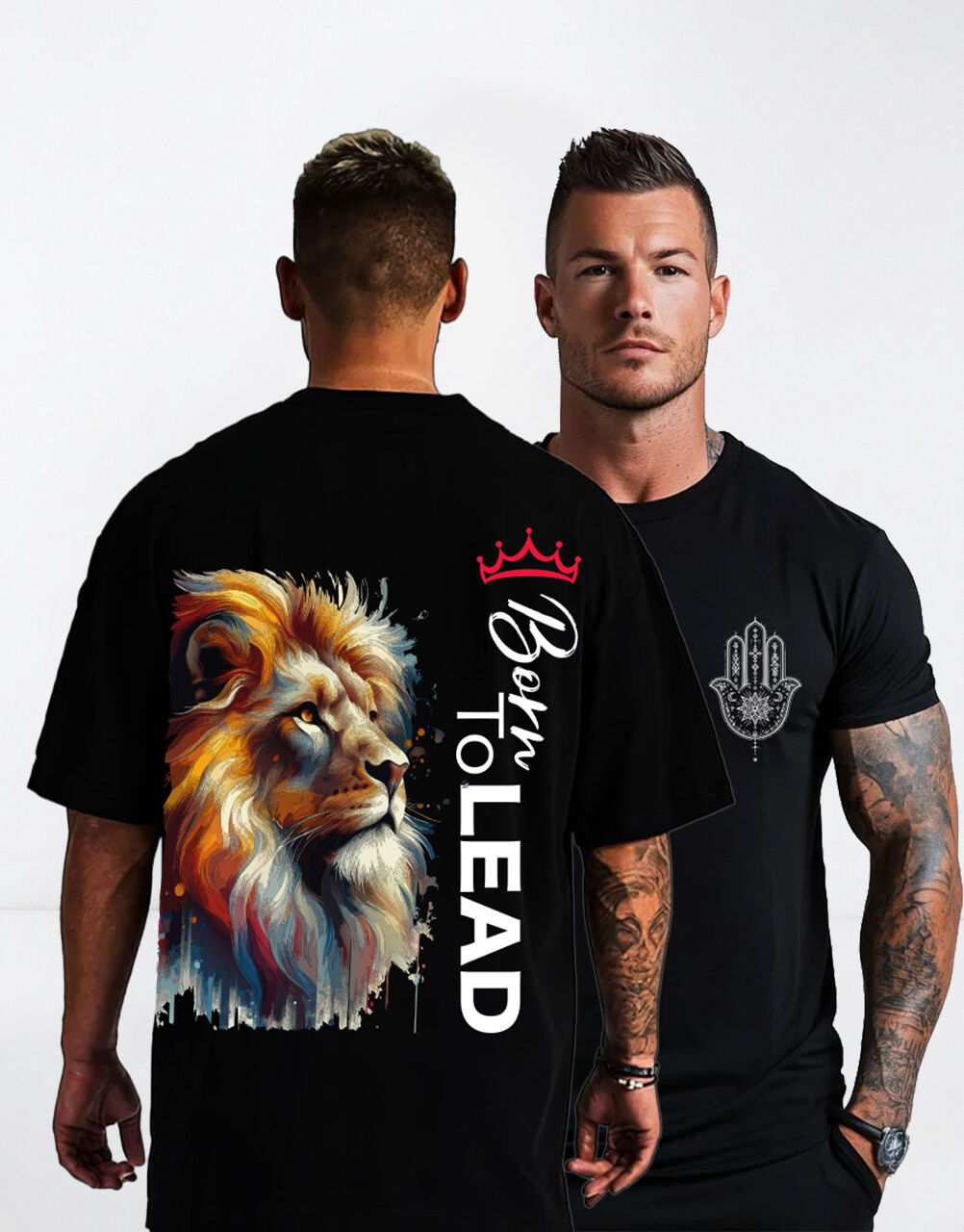 T-shirt Oversize "born To Lead"
