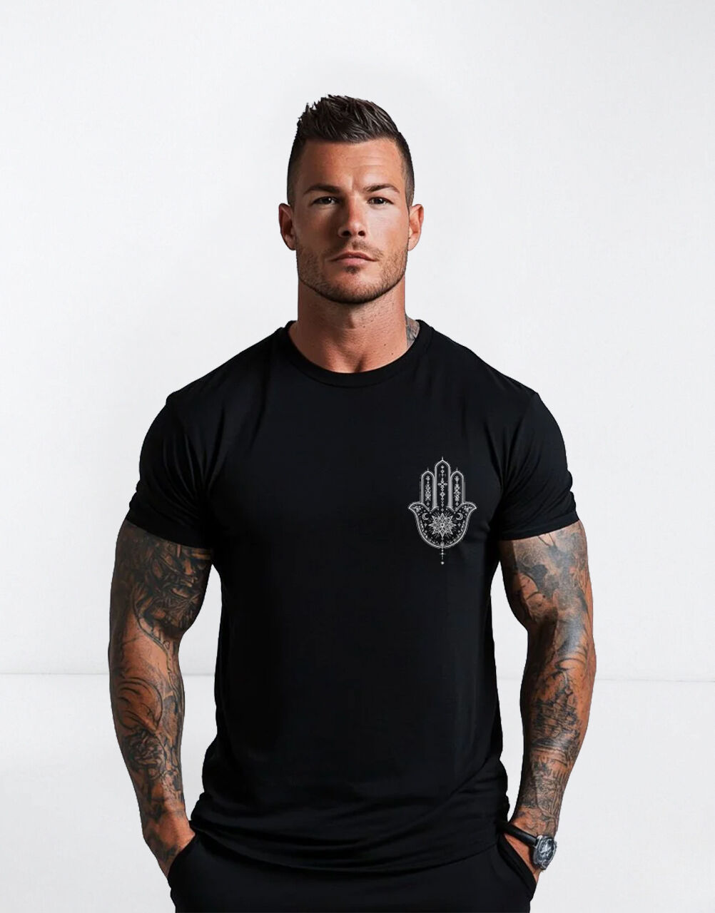 T-shirt Oversize "born To Lead" thumbnail 3