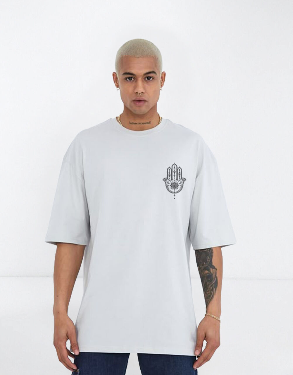 T-shirt Oversize “fou9 Salk” thumbnail 3