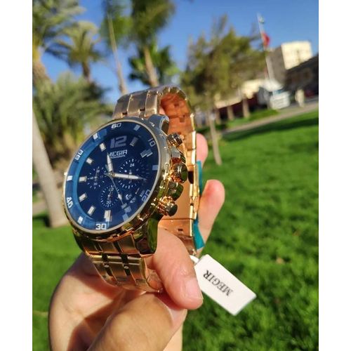 Montre Pour Homme Chronographe Mouvement De Quartz