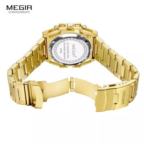 Montre À Quartz, Chronographe, Calendrier, Lumineux