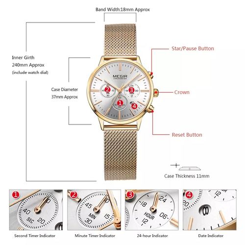 Montre Avec Acier Inoxydable
