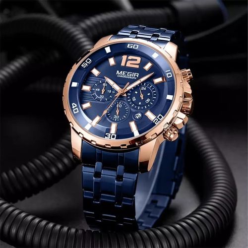 Montre Pour Homme Chronographe Mouvement De Quartz