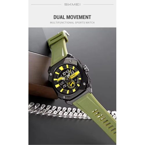 Montre Multifonctionnelle Pour Homme, Chronomètre Étanche À 5 Bars, Compte À Rebours À 3 thumbnail 3