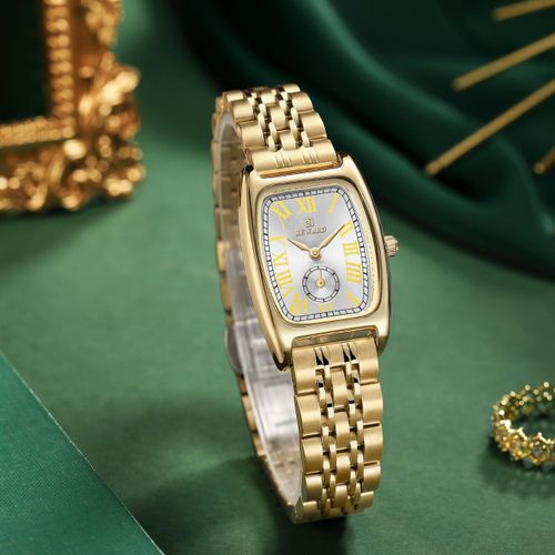  Montre À Quartz En Acier Inoxydable Pour Femme, Étanche