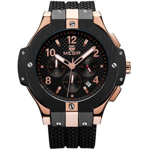 Montre Pour Homme Chronographe Mouvement De Quartz 