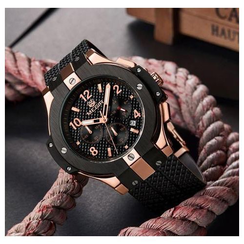 Montre Pour Homme Chronographe Mouvement De Quartz 