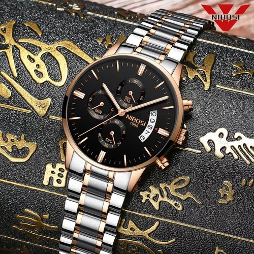  Montre Pour Homme Chronographe Mouvement De Quartz