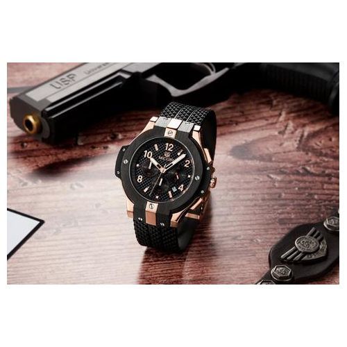 Montre Pour Homme Chronographe Mouvement De Quartz thumbnail 3