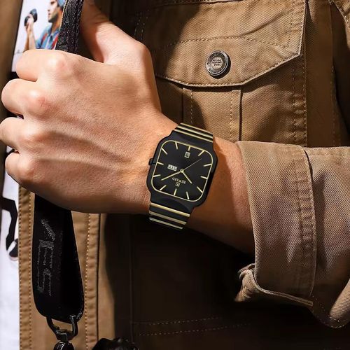 Montre Pour Homme En Acier Inoxydable Étanche