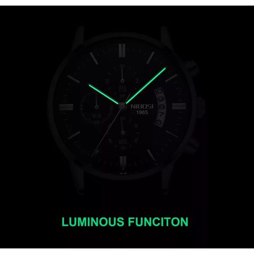 Montre Pour Homme Chronographe Mouvement De Quartz thumbnail 3