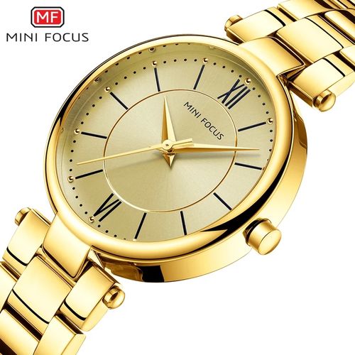 Montre À Quartz En Acier Inoxydable 