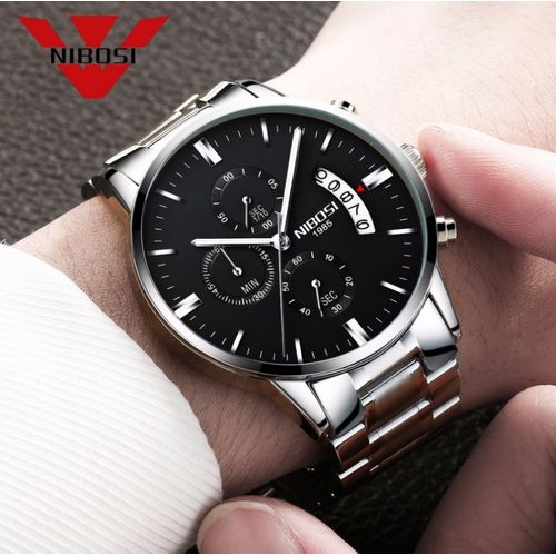 Montre Chronographe Mouvement Quartz Analogique Style thumbnail 3