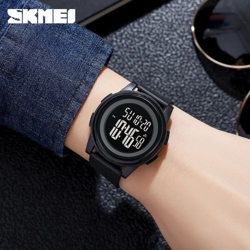  Montre Numérique Pour Homme, Avec Compte À Rebours, Design Décontracté, Lumière Led, Réveil
