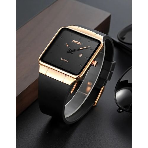 Montre Carrée Simple Bergame Pour Homme, Multifonction, Sport, Personnalité thumbnail 3