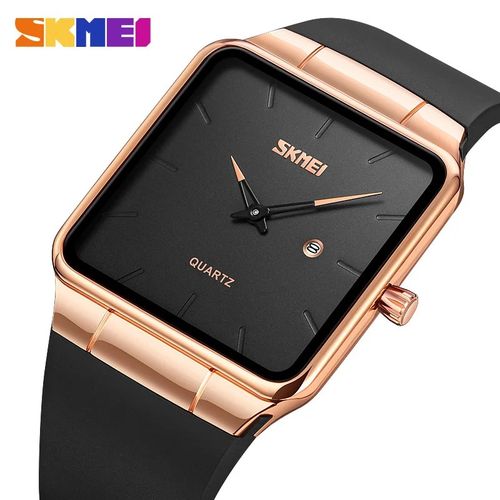  Montre Carrée Simple Bergame Pour Homme, Multifonction, Sport, Personnalité
