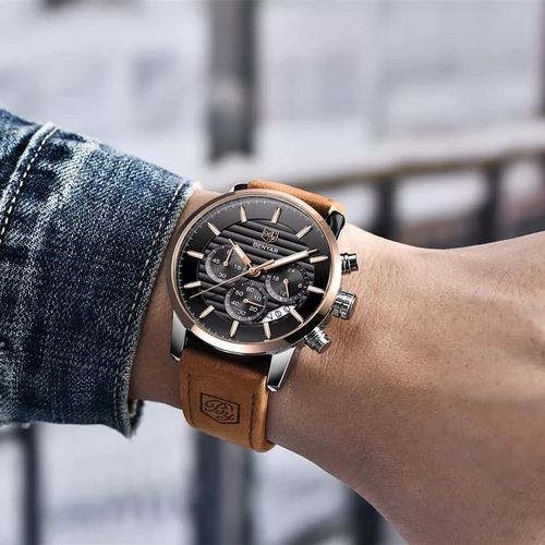 Montre Cuir Chronographe Quartz thumbnail 3