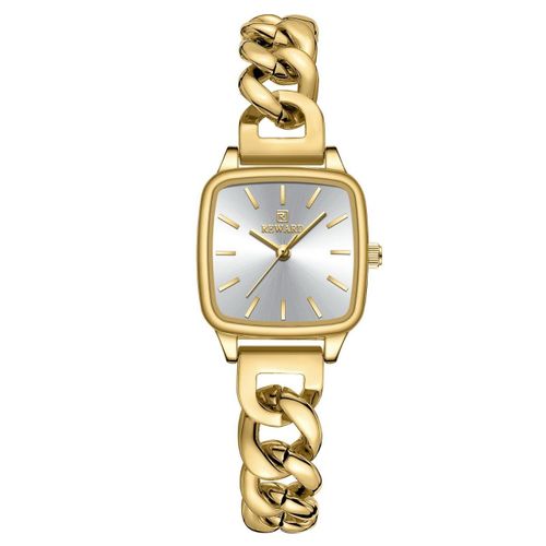 Montre À Quartz En Acier Inoxydable Pour Femme, Étanche