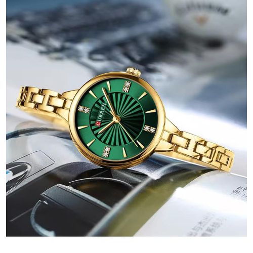 Montre À Quartz Étanche Pour Femme Avec Bracelet En Acier Inoxydable, Montre-bracelet thumbnail 3