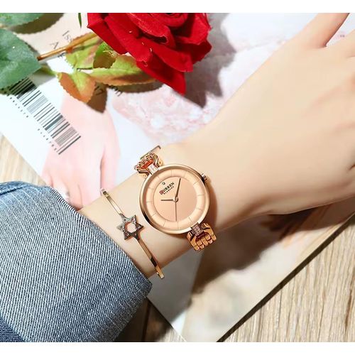 Montre-bracelet En Acier Inoxydable Pour Femme thumbnail 3