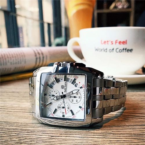 Montre Mouvement Quartz Hommes, Chronographe, Lumineux