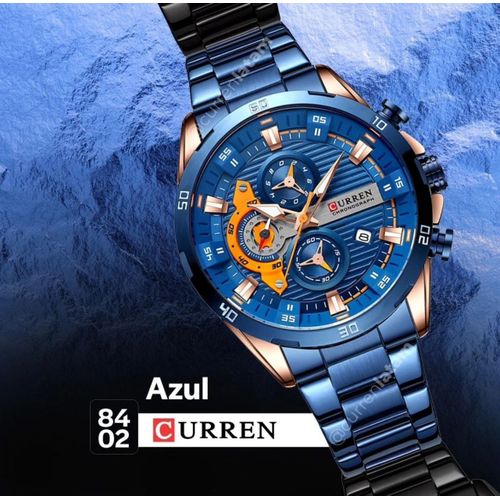  Montre Chronographe À Quartz En Acier Inoxydable Pour Homme