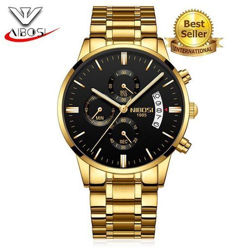 Nibosi Waterproof Watches Fashion Casual Quartz Watch Montre Pour Homme 2309