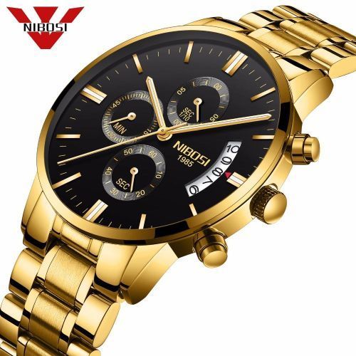 Nibosi Waterproof Watches Fashion Casual Quartz Watch Montre Pour Homme 2309
