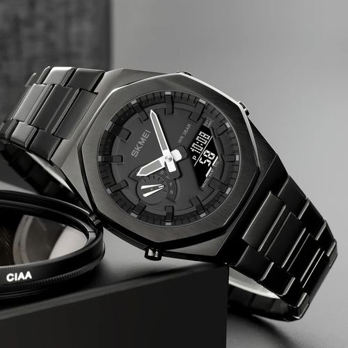  Montre À Quartz D'affaires Décontractée Mouvement Numérique Japonais