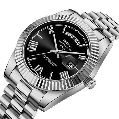 Montre À Quartz 30m Étanche Classique Calendrier Horloge Créative Hommes thumbnail 3