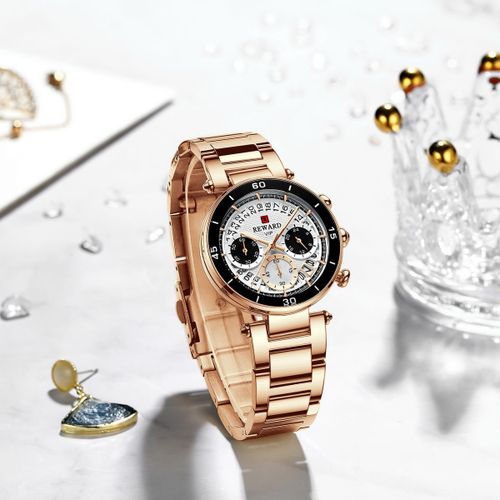  Montre Chronographe À Quartz Pour Femme