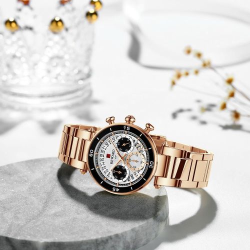  Montre Chronographe À Quartz Pour Femme