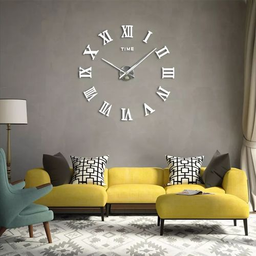 Horloge Murale 3d – Gris