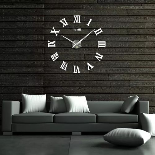 Horloge Murale 3d – Gris