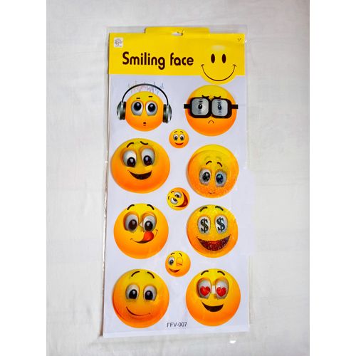 Stickers Muraux Emojis 3d Smiling Face Ffv-007