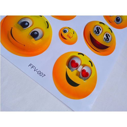Stickers Muraux Emojis 3d Smiling Face Ffv-007