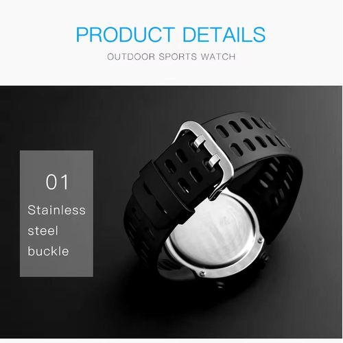  Montre Numérique De Sport Pour Homme – Étanche 50 M, Led Et Chronomètre