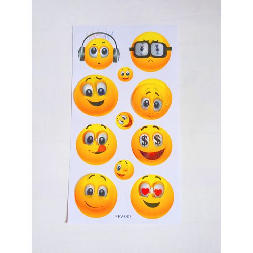 Stickers Muraux Emojis 3d Smiling Face Ffv-007 thumbnail 3