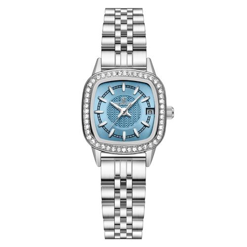 Montre À Quartz En Acier Inoxydable Pour Femme, Étanche