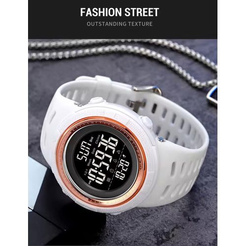 Skmei Montre Numérique De Sport Pour Homme – Étanche 50 M, Led Et Chronomètre