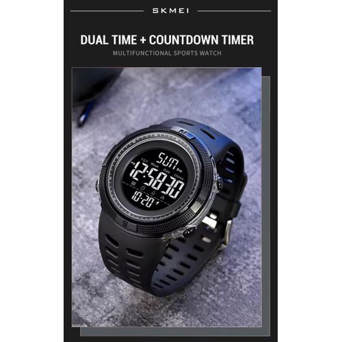  Montre Numérique De Sport Pour Homme – Étanche 50 M, Led Et Chronomètre