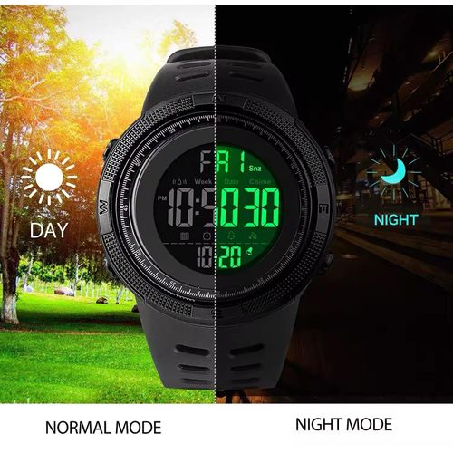  Montre Numérique De Sport Pour Homme – Étanche 50 M, Led Et Chronomètre