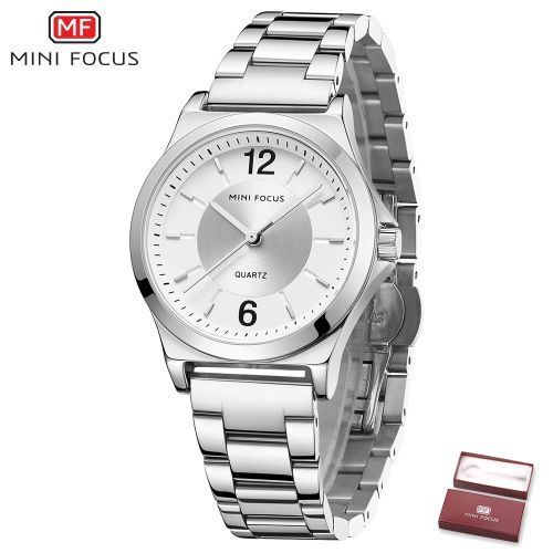 Montre À Quartz En Acier