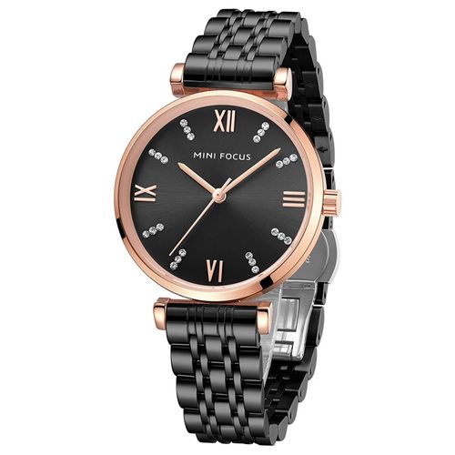 Montre Quartz, En Acier Inoxydable Avec Un Design Analogique