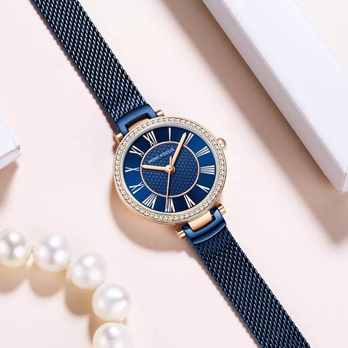 Montre, Bracelet En Maille D'acier 